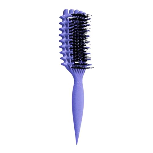 Cepillo de pelo rizado (morado)