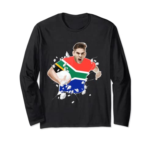 South Africa Rugby Union Jersey | 2019 Fans Kit Springbok Long Sleeve T-Shirt