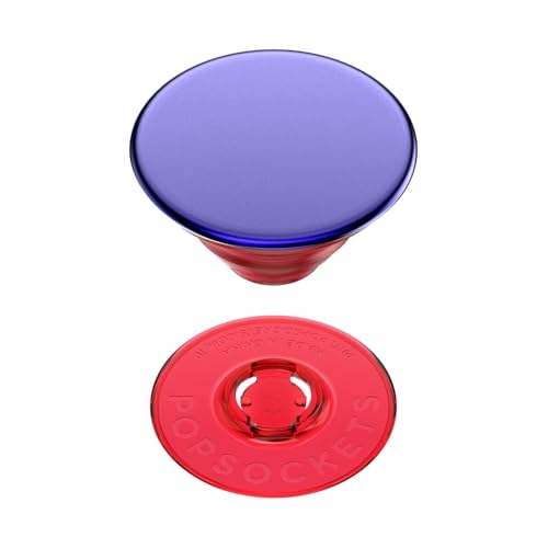 Image of PopSockets Adhesive Phone Grip, Holder, Phone Stand, Purple - Aluminum Ursula