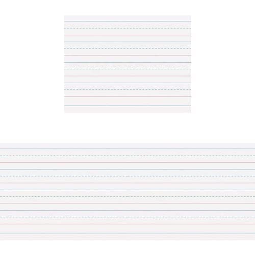 Pacon Handwriting Paper, Zaner-Bloser Grades Pre-K & K, 1-1/8" x 9/16" x 9/16" Ruled 10-1/2" x 8", Ruled Long, 120 Sheets (Pack of 3)