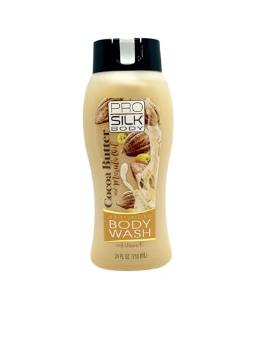 FC Pro Silk Body Moisturizing Body Wash with Cocoa Butter and Vitamin E, 24 Fl Oz