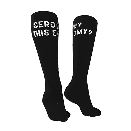 Serotonin In This Economy Knee High Socks For Women Long Tube Socks Athletic Compression Socks Unisex High Socks Girls2
