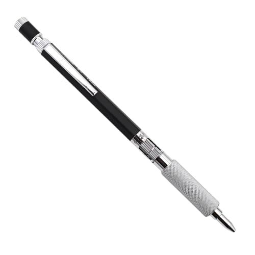 Image of OHTO MS01 0.5mm Mechanical Pencil - Precision Metal Drafting Pencil with Adjustable Lead Control, Knurled Grip & Durable Aluminum Black Body | Made in Japan