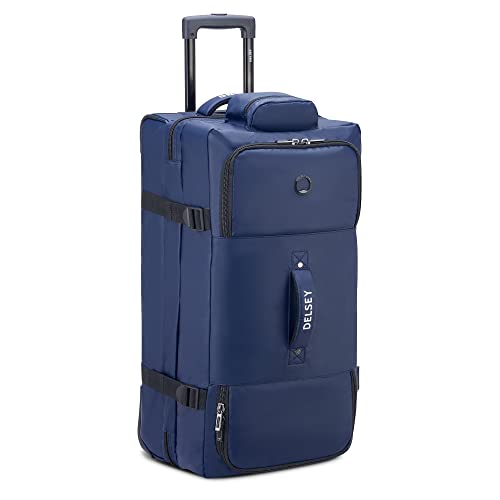 DELSEY Paris Raspail Rolling Wheeled Duffle Bag, Blue, 28-Inch