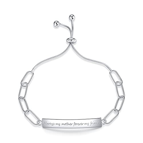 Bracelet personnalisé argent 925 style décontracté chic femme
