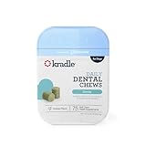 Kradle Dental Chews for Dogs - Ashwagandha Pyridoxine HCL Powder - Nighttime Dental Routine - Supports Relaxation & Oral Hygiene - 75 Chews