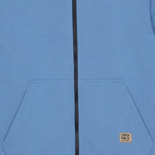 Image of Alan Jones Clothing Boys Hooded Sweatshirt | Full Zip Closure | Full Sleeves | Kangaroo Pocket | Regular Fit | Winter Jacket for Boys | Age 5-16 Years