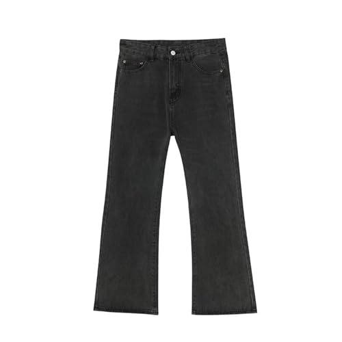 Men's Denim Jeans Slim Korean Style Wide Leg Casual Loose Straight Leg Commuting Office Pants for Men - Main Image