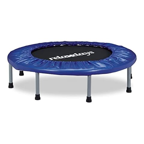 Trampoline intérieur Relaxdays bleu-noir Cover