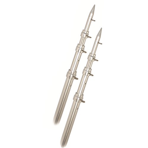 RUPP MARINE Rupp Top Gun Telescoping Outrigger Poles - Aluminum/Silver - 15' / A0-1500-TEL /