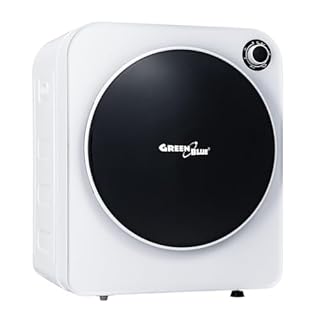 Green Blue GB410 Asciugatrice elettrica a Carica Frontale Capacità 3 kg 830 W Classe C, 5 Programmi, Dimensioni compatte 49,5 x 46 x 59,5 cm per Spazi Piccoli