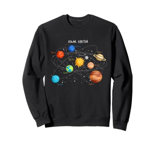Sun, Planets, Space and Science - Solar System Sweatshirt