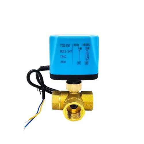 Vanne à bille électrique en laiton 3/4" DC12V pour contrôle d'eau - 2
