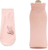 ZUOZUIYQ Bolsa de Agua Caliente para compresas Calientes y Terapia de Calor, Botella de Agua Caliente portátil Reutilizable para el estómago Caliente