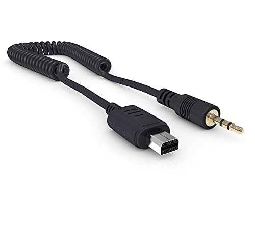 ayex Cable adaptador en espiral compatible con Olympus UC1 E-PL8 E-620 E600 E520 E510 SP-810 UZ SZ-300MR Pen-F para, por ejemplo, temporizador disparador remoto - imagen 5
