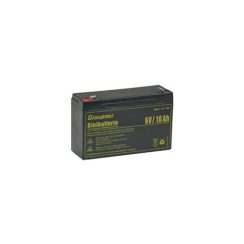 Preisvergleich Produktbild Graupner 768 - Bleiakku 6 V / 10 AH