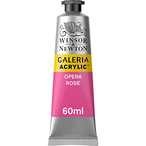 Image of Reeves Winsor and Newton, Opera Rose Galeria Acrylic Paint, 60ml Tube, 60-ml, 2 Fl Oz