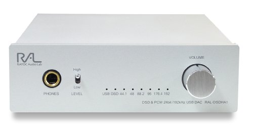 RAL-DSDHA2　RATOC Audio Lab　DAC　ラトック DSD&PCM バランス駆動/標準シングルエンド両対応USBヘッドホン