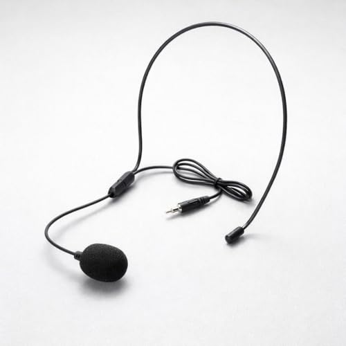 Image of Drumstone (𝟐𝟎 𝐘𝐞𝐚𝐫𝐬 𝐰𝐚𝐫𝐫𝐚𝐧𝐭𝐲) Headband Mic - Lightweight, Comfortable, and Hands-Free Microphone for Clear Audio, Perfect for Presentations, Gaming, Streaming, and Work Calls.