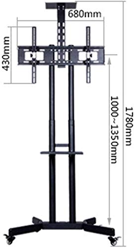Soporte móvil para TV Rolling TV Stand para habitaciones y aulas miniatura 7