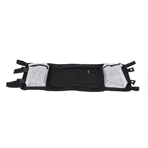 Kuuleyn Car Ceiling Storage Bag Organizer Bag Golfing Cart Overhead Storage Organizer Bag 600D Oxford Cloth Large Capacity Portable Golfing Cart Ceiling Storage Bag Black