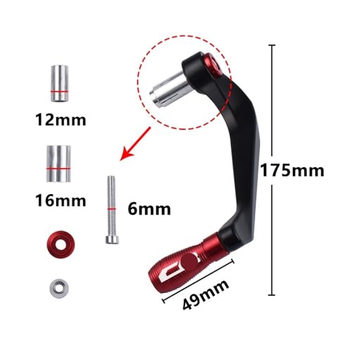 Protège-mains antichute moto levier de frein embrayage CB400 CB599 - 6