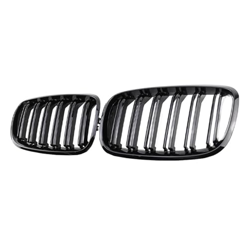 Grilles brillantes automatiques BMW X5 X6 E70 E71 calandre avant noir brillant