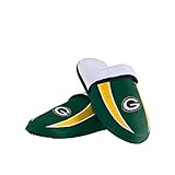 FOCO Green Bay Packers NFL Mens Sherpa Slide Slippers - M