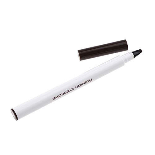 Preisvergleich Produktbild 4 Gabelspitze Tattoo Augenbrauenstift, Wasserdicht Dauerhaft Augenbrauenstift, für Augen Make-up - Kastanie