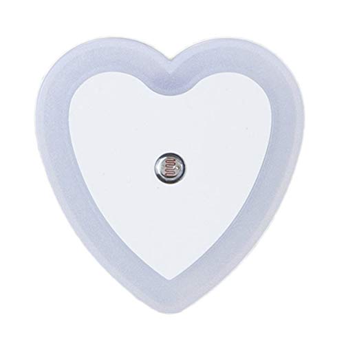 Preisvergleich Produktbild Heaviesk Herzform Wandleuchte Intelligente LED Induktionslampe Nachtlicht Automatische Steuerung Lichtsensor Nacht Haushaltswaren