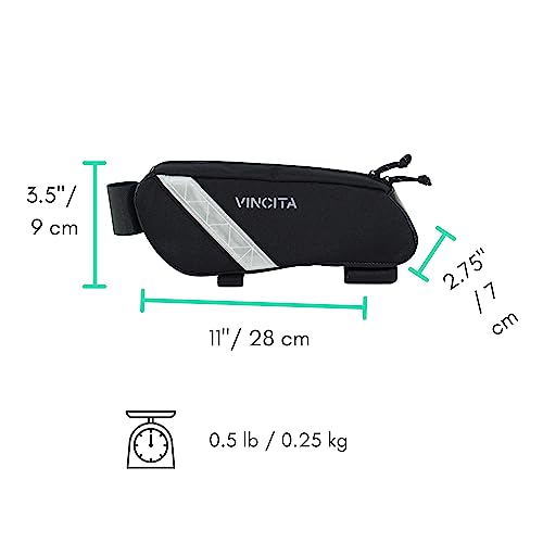 VINCITA VOYAGE Frame BAG for Brompton Bike (Black, Small) - Image 2