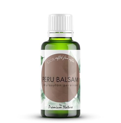 Image of Peru Balsam Essential Oil for Diffuser | 100% Natural | Peru Balsam Oil for Skin & Aromatherapy | Essential Oil for Candle Making | Sweet & Balsamic Scent, 15 mL