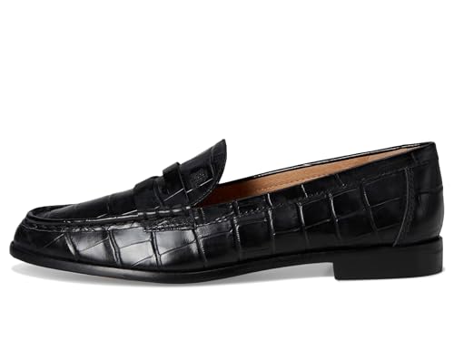 Image of Lauren Ralph Lauren Wynnie Crocodile-Embossed Leather Loafer