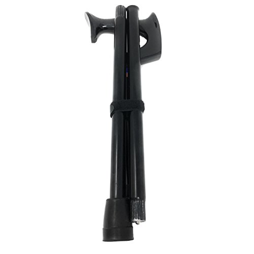 Folding Cane, Orthopedic Handle, Ergonomic, Adjustable Height, Walking Aid - Usa, Black (Ortho Handle), Large Grip #TOP1