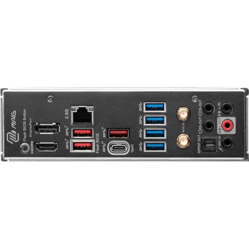 Image of MSI MAG B650M Mortar WiFi Gaming Motherboard (AMD Ryzen 9000 /8000 /7000 Series Processors,AM5,DDR5,PCIe 4.0,M.2 Slots,SATA 6Gb /s,USB 3.2 Gen 2,HDMI /DP,Wi-Fi 6E,Bluetooth 5.3,2.5Gbps LAN,mATX)