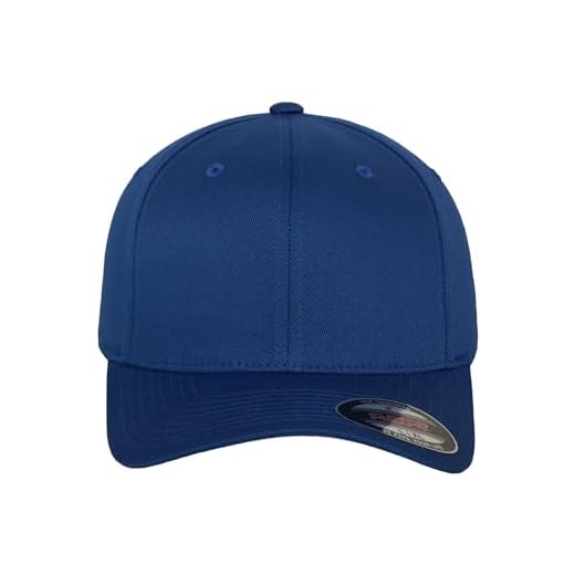 Flexfit Men's Athletic Baseball Fitted Cap Royal Blue XL-XXL-strctured