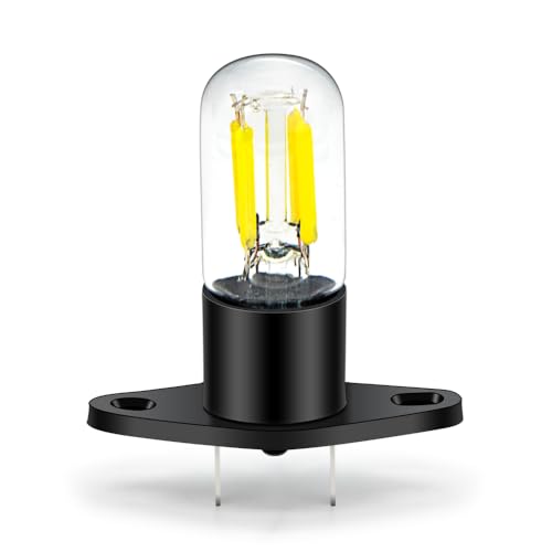 Ruiandsion Ampoule à micro-ondes T170 4 filaments LED blanc AC 220V-240V 20W Lampe à micro-ondes pour four à micro-ondes universel, lot de 1