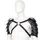 Lunriwis Harness Männer Leder Brust,Herren Gay Männer Leder,Geschirre Leder Einstellbar Körper, Körper Bondage Brustgurt Fetisch,Sexy Unterwäsche für Mann, für Party Kostüme,Party Clubwear