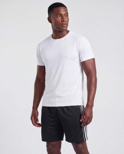 5 Pack Men's Mesh Shorts 9" Long Athletic Running Workout Gym Basketball | Elastic Drawstring Waistband, Casual, Lounge, Outdoor Shorts with Pockets, Moisture Wicking, Cooling, Quick Dry, Activewear
