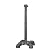 Rustic Industrial Pipe Paper Towel Holder by Pipe Decor Heavy Duty DIY Style, Free Standing Kit, Modern Chic Industrial Steel Grey, Commercial Grade Metal
