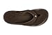 OLUKAI Ohana Women's Beach Sandals, Water Resistant Flip Flops, Arch Support & Comfort Fit, Lightweight & Durable, Enhanced Grip & Traction, Dk Java/Dk Java, 9