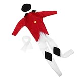 De marque flexible : mini vêtements de poupée ont été conçus pour une compatibilité élevée, élargissant vos options en tant que tenue d'équitation de poupée d'exposition ou vêtements de jeu quotidiens, tenues de poupée mignonnes, tenues de poupée