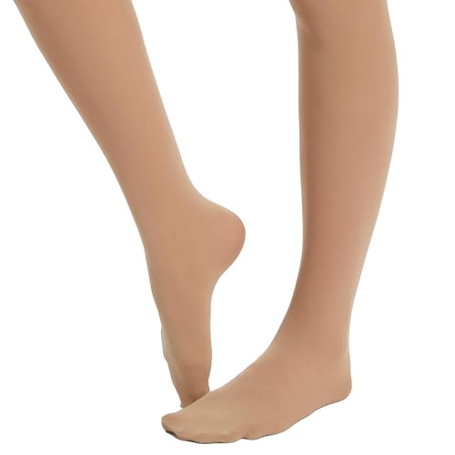 Image of HeyUU Women's 80D Ultra Soft Opaque Tights, High Waist Solid Color Footed Pantyhose with 29 Colors