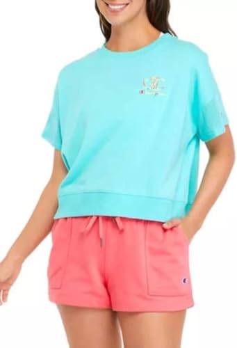 Champion T-shirt Campus Knit femme avec finitions haut de gamme