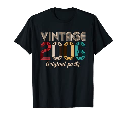 Vintage 2006 16th Birthday Gifts Retro Vintage 16 Years Old Camiseta