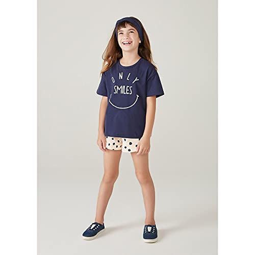 Faixa De Cabelo Infantil Com Detalhe Em Nó Hering Kids - Azul UNI