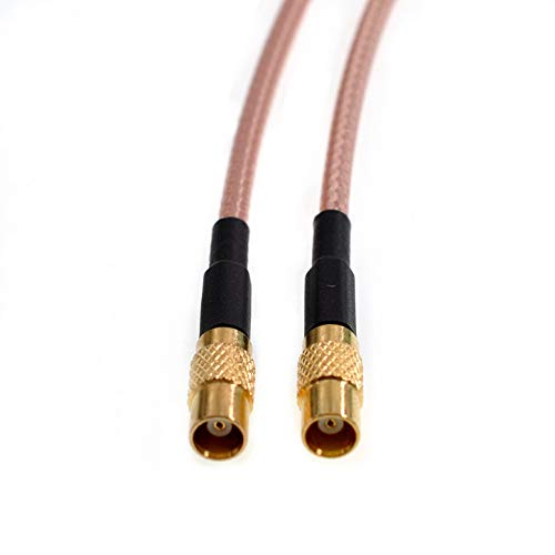 2 cables coaxiales SMA macho a MCX hembra 15cm miniatura 3