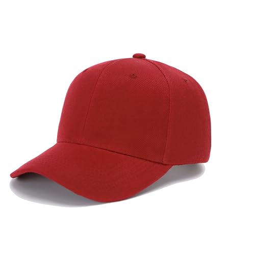 Image of ZH Plain Adjustable Baseball Cap - Lot of 12 Unisex Blank Design Caps