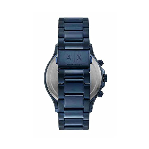 Armani Exchange Stainless Steel Analog Blue Dial Men Watch-Ax2430It, Blue Band - Image 2