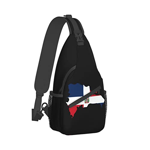 Mochila cruzada unisex negra miniatura 3